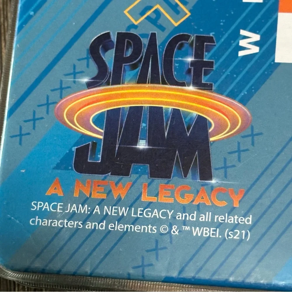 SPACE JAM tune squad 90's 3 ring binder LeBron James NBA basketball sports